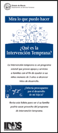 DHS Early Intervention Brochure (Spanish)